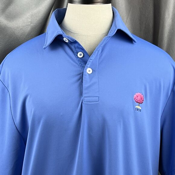 Vintage RLX Ralph Lauren 1916 Cherry Valley Club Golf Polo Women's S/P Blue Logo - Picture 4 of 17